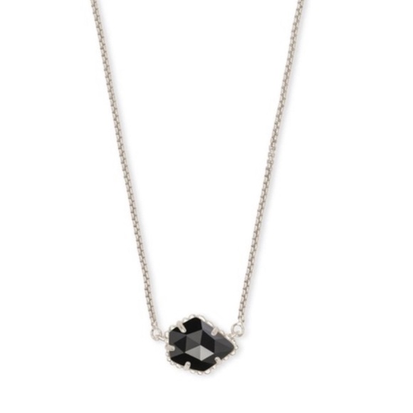 KENDRA SCOTT • Tess Black Opaque Glass Necklace - Picture 1 of 4